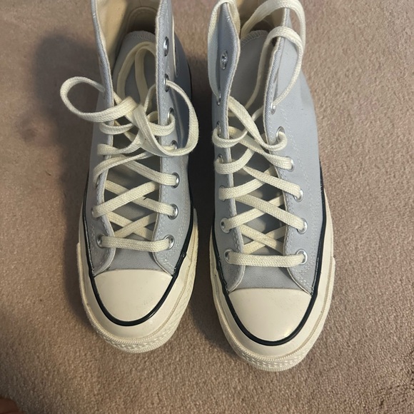 Light Pale Blue Converse - Picture 2 of 3